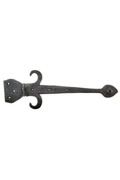 Toptan Bulurum Antique Style Decorative Brass Tail Dish Hinge 137X390 Mm, Oxide