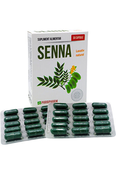 Parapharm Εκχύλισμα Σέννας 500mg, "Αποτελεσματικό καθαρτικό χάπι", 30 κάψουλες