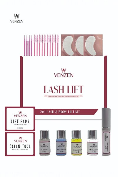 Venzen 2in1 Lash Lift, Kirpik Lifting Seti, Kirpik Perma ve Kaş Laminasyon se...