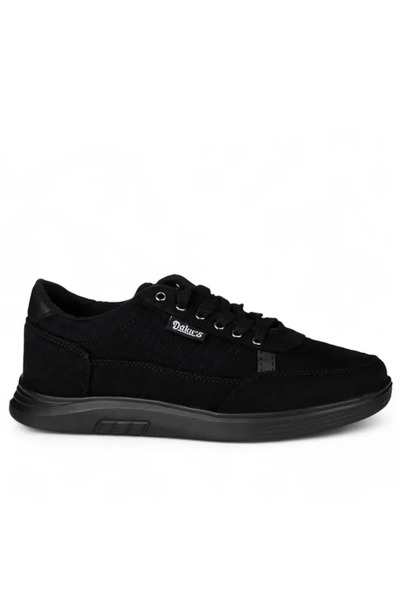 Dakırs Black - Comfortable and Lightweight Linen Men's Sports Shoes with Orth...