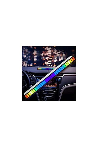 TuningPort Rgb Sese Duyarlı Müzik Ses Ritim Işığı Taşınabilir Ev-araba-masaüs...
