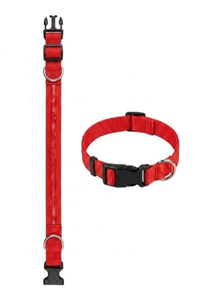 Petlina Petshop Led Işıklı Ayarlanabilir Boyun Tasması - 3 Farklı Mod - M Beden 50 cm