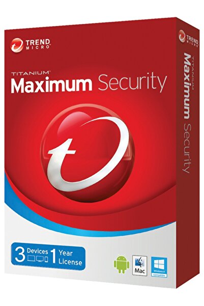 TREND MICRO Maximum Security 3 Cihaz 1 Yıl Etkinleştirme Kodu