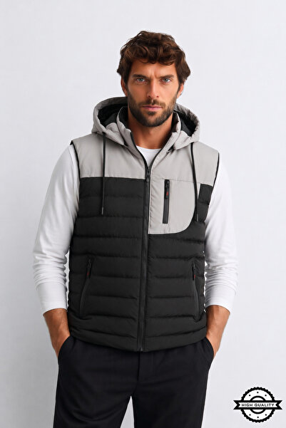 KOCCI Zra Model New Season Detachable Hooded Stand Collar Water and Cold Resi...