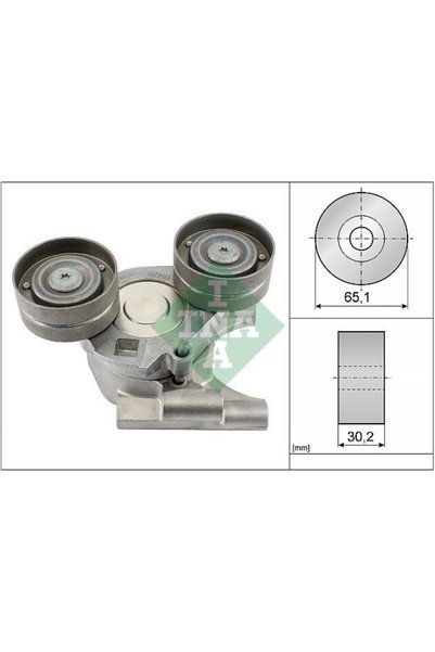 Universal Ford V Kayıs Gergi Rulmanı - A.ceker 100-125-135-140-155 Ps - İna 534 0682 10
