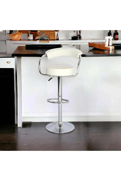 Al Saadah Home Metal Bar Chair White