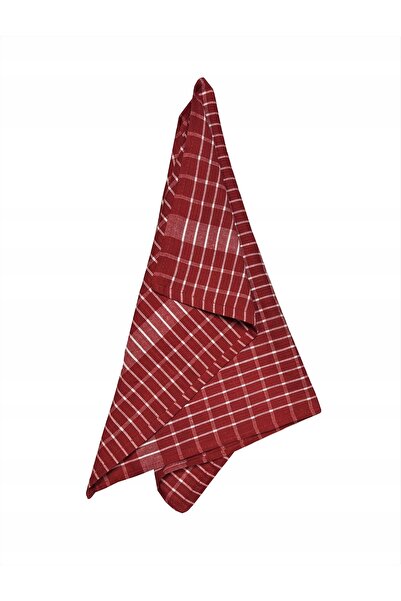 Koney Kitchen Towel, KONEY, Classic Check, Absorbent Cotton, 40x60cm, Red