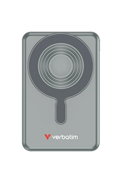 Verbatim Charge 'n' Go 10000mAh Power Bank 18W PD, 15W Ασύρματη, Γκρι