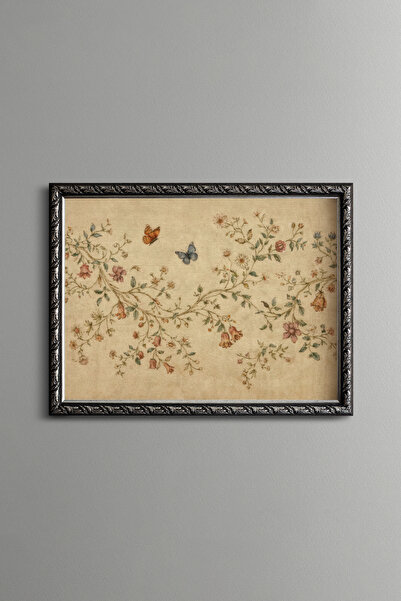 epiqart Floral Pattern - Vintage Patterned Frame - Thin Model