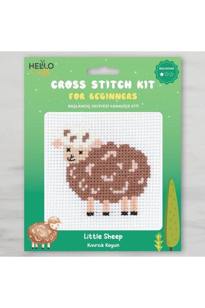 Liva Craft KIT DE CROȘETAT PENTRU ÎNCEPĂTORI - OI PĂSĂRE DE MONTAN CU PĂR CREAȚ