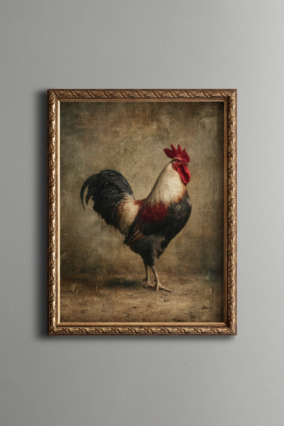 epiqart Horoz - Vintage Patterned Frame - Slim Model