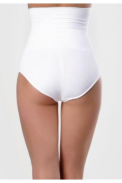 Serena Corset modelator chilot clasic, Alb