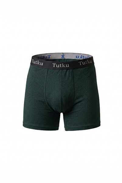 Tutku Lion Men's Boxer 2-Pack 94% Cotton 6% Elastane Comfortable Daily Underwear-0123 (Mixed Color)