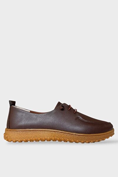 Liger Orthopedic Comfortable Sole Lace-Up Daily Women's Casual Shoes Brown - ...