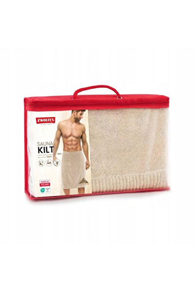 Zwoltex Kilt de saună, ZWOLTEX, pentru bărbați, din bumbac egiptean, ajustabi...