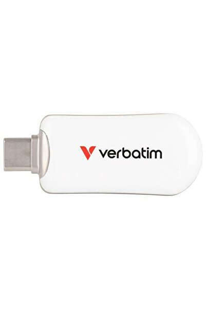 Verbatim Plectra 128GB USB-C Μονάδα Flash USB 3.2 Gen 1 Λευκό