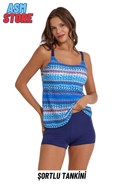 KARAKAŞ Kadın Şortlu Tankini / 0063-3017