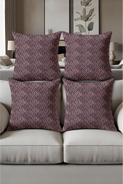 patron halı Digital Printed Soft Textured 4-Piece Throw Pillow Cover Set (43X...