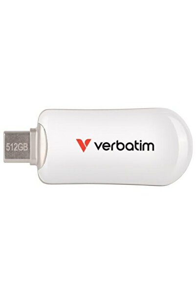 Verbatim Plectra USB-C Μονάδα Flash 512GB USB 3.2 Gen 1 Λευκό