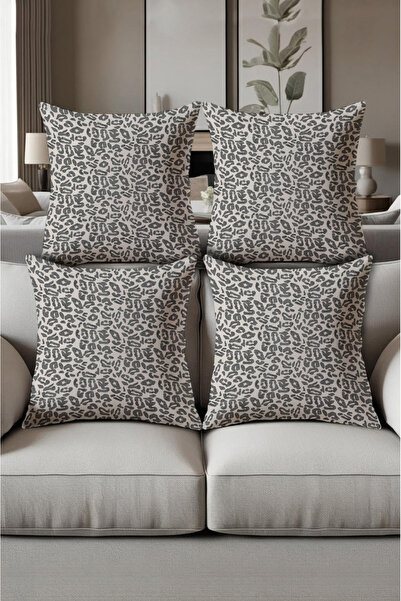 patron halı Digital Printed Soft Textured 4-Piece Throw Pillow Cover Set (43X...