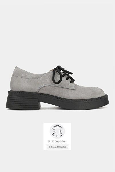 TUNAELLİ ΓΥΝΑΙΚΕΙΑ ΓΚΡΙ ΠΑΠΟΥΤΣΙΑ NUBUCK ΑΠΟ ΓΝΗΣΙΟ ΦΥΣΙΚΟ ΔΕΡΜΑ ΜΕΓΕΘΟΥΣ 33-...