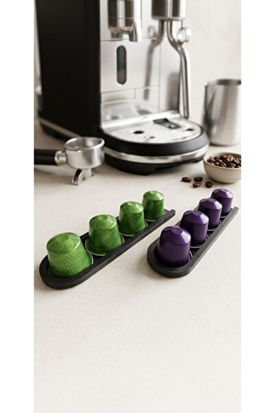 Quantum Syntax Nespresso Uyumlu 4'lü Kahve Kapsül Tutucu-Siyah