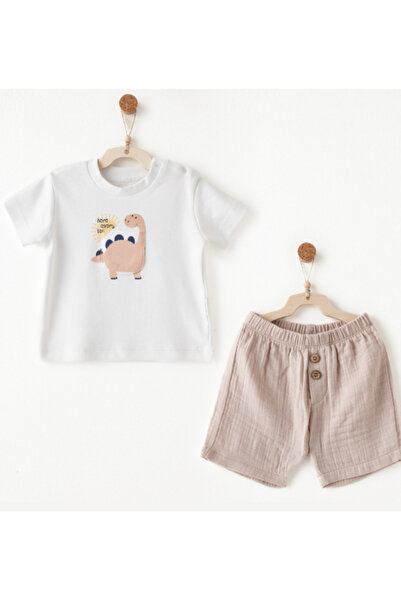 andywawa Andy Wawa 2-Piece Set Muslin Relax Time Beige