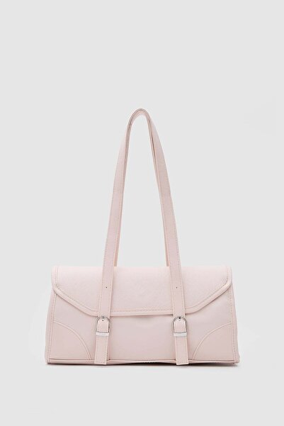 Shule Bags Lue Vintage Baget Çanta Pudra Pembe
