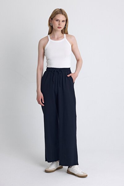 İKLİM LİFE Παντελόνι Gabardine με φούντες στο πόδι