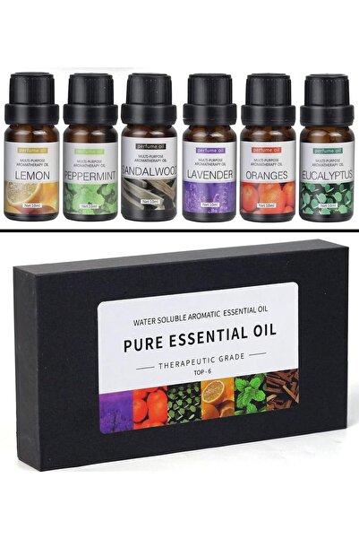 adak Pure Essential Oil Set, Therapeutic Grade Water Soluble Aromatherapy Oils