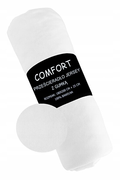 Koney Cearșaf cu elastic, KONEY, Jerseu Confort, Bandă elastică moale, 180x20...