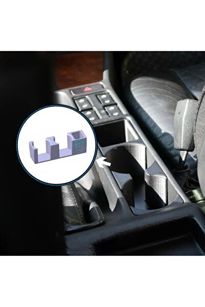ONSAOTO Bmw 5 Serisi E34 Bardak Tutucu ve Organizer - Bmw Logolu