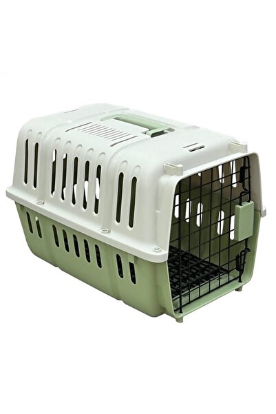 PETS HOME Metal Kapılı Plastik Kedi Taşıma Çantası 46x31x31cm