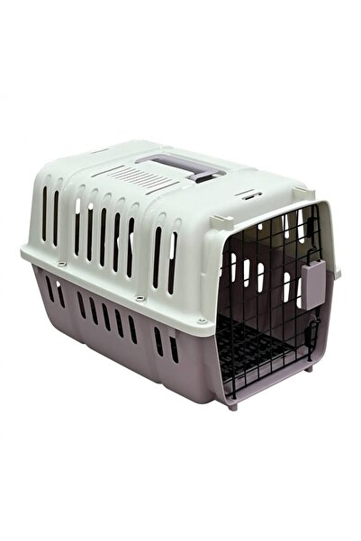 PETS HOME Metal Kapılı Plastik Kedi Taşıma Çantası 46x31x31cm