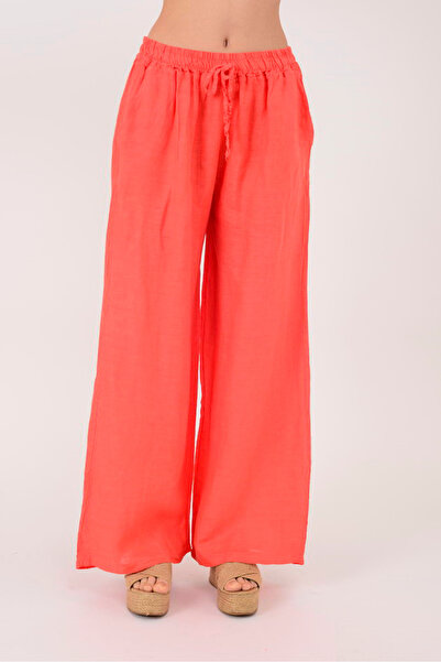 Park Moda 30484 BELİ LASTİKLİ KETEN PANTOLON