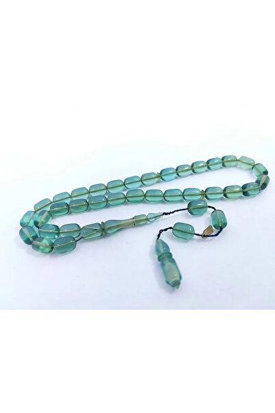 İskeçe Tesbih Uğur ŞEner Usta Eseri 0.6 Διαφανές Διπλής Στρώσης Γυαλισμένο Γε...