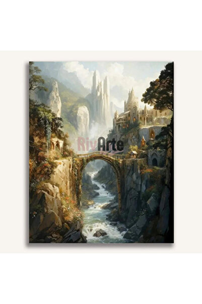 RivArte Sayılarla Boyama Seti Elf Diyarı 40x50cm