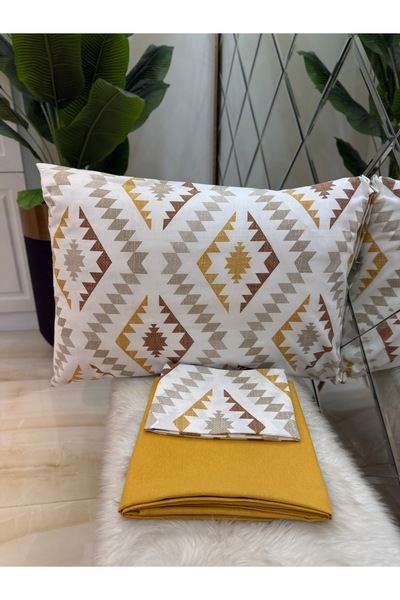 micoton Single Bed Sheet and Pillowcase Set Without Elastic