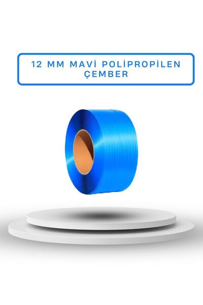 Dalpak Ambalaj 12 mm Mavi PP ( Polipropilen ) Makine Çemberi