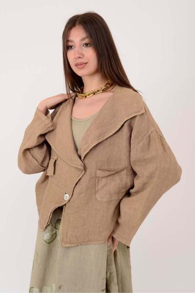 Park Moda 60991 ΑΣΥΜΜΕΤΡΙΚΟ ΛΙΝΟ ΜΠΟΥΦΑΝ ΜΕ ΛΕΠΤΟΜΕΡΕΙΑ ΚΟΥΜΠΙΩΝ