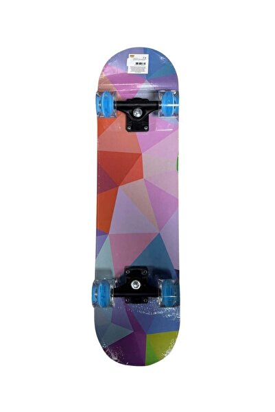 Furkan Toys F-Sports Işıklı Zımparalı Kaykay Büyük 80 cm 38477 Model 5