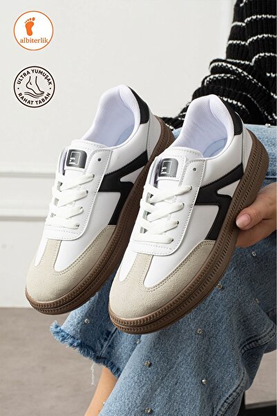 AlbiShoes Pantofi sport unisex pentru femei și bărbați, cu talpă anatomică mo...