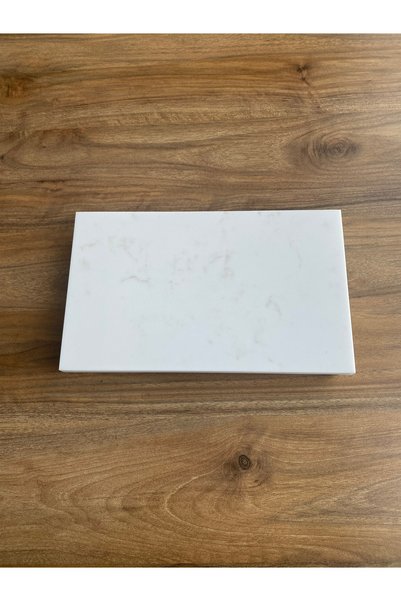 Nexa Doğaltaş Footed Marble Presentation Tray and Oil Dish Base – 25X15 cm Rectangular Marble Tray