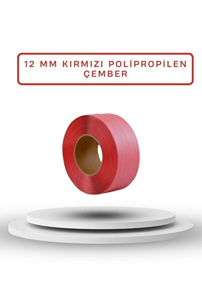 Dalpak Ambalaj 12 mm Kırmızı PP ( Polipropilen ) Makine Çemberi