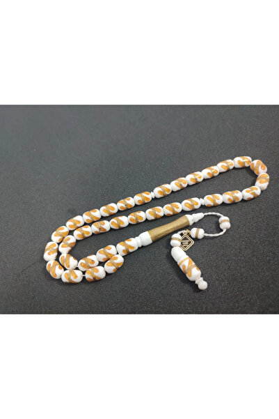 İskeçe Tesbih Ασημένιο σπειροειδές κόκαλο καμήλας με σχέδια του Κεμίλ Ο Μάστε...