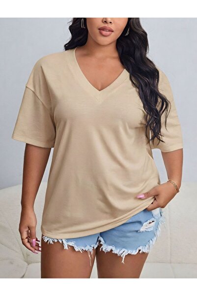 BENROMA Μπλουζάκι με λαιμόκοψη V σε μεγάλο μέγεθος 4VQ1