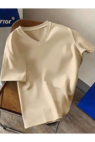 BENROMA Μπλουζάκι με λαιμόκοψη V σε μεγάλο μέγεθος 4VQ2