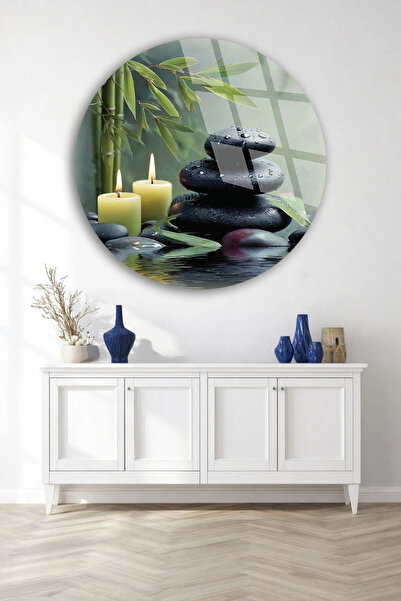 TAULART ΑΝΘΕΚΤΙΚΟ ΓΥΑΛΙΝΟ ΤΡΑΠΕΖΙ, ΜΟΝΤΕΡΝΗ ΔΙΑΚΟΣΜΗΣΗ ΤΟΙΧΟΥ, ΠΕΤΡΙΝΟ ΚΕΡΙ Z...