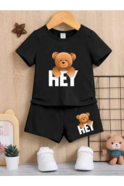 DOCE ELEGANTE SET DE VARĂ PENTRU COPII CU IMPRIMEU HEYY