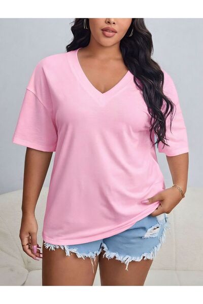 BENROMA Μπλουζάκι με λαιμόκοψη V σε μεγάλο μέγεθος 4VQ1